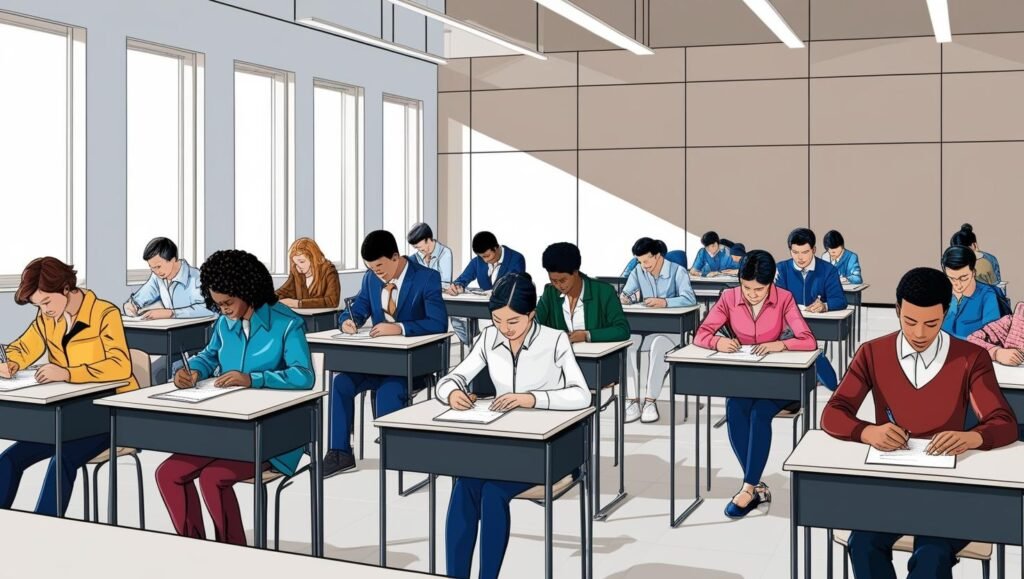 exam hall 4 - Telangana Exams SSC CHSL 2025 Exam Begins Nov 12