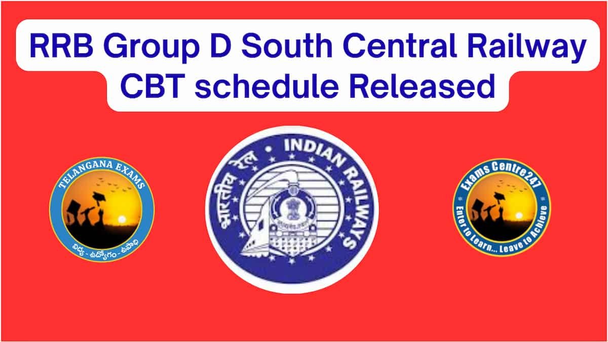 RRB Group D exams - Telangana Exams RRB Group D 2025 Exam Dates