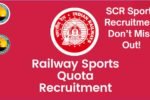 SCR Sport Quota jobs - Telangana Exams South Central Railway Sports Quota Recruitment