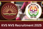 KVS NVS Recruitment 1 - Telangana Exams KVS NVS Recruitment 2025