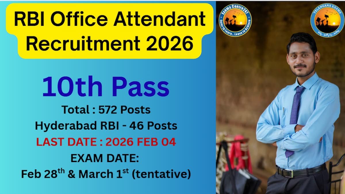RBI Office Attendant Recruitment 2026